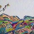 The Negev Landscape In Colorful Fantasy - winter